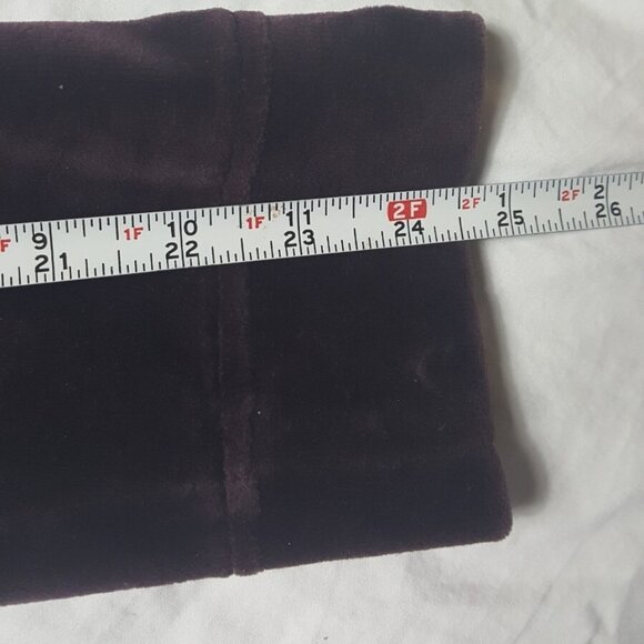 Chico's Women's Brown Velour zip Jacket Size 2 - Picture 6 of 6